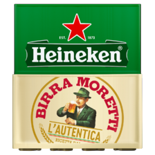 Heineken* of Birra Moretti bier